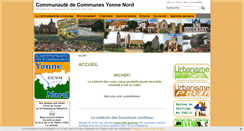 Desktop Screenshot of cc-yonne-nord.fr